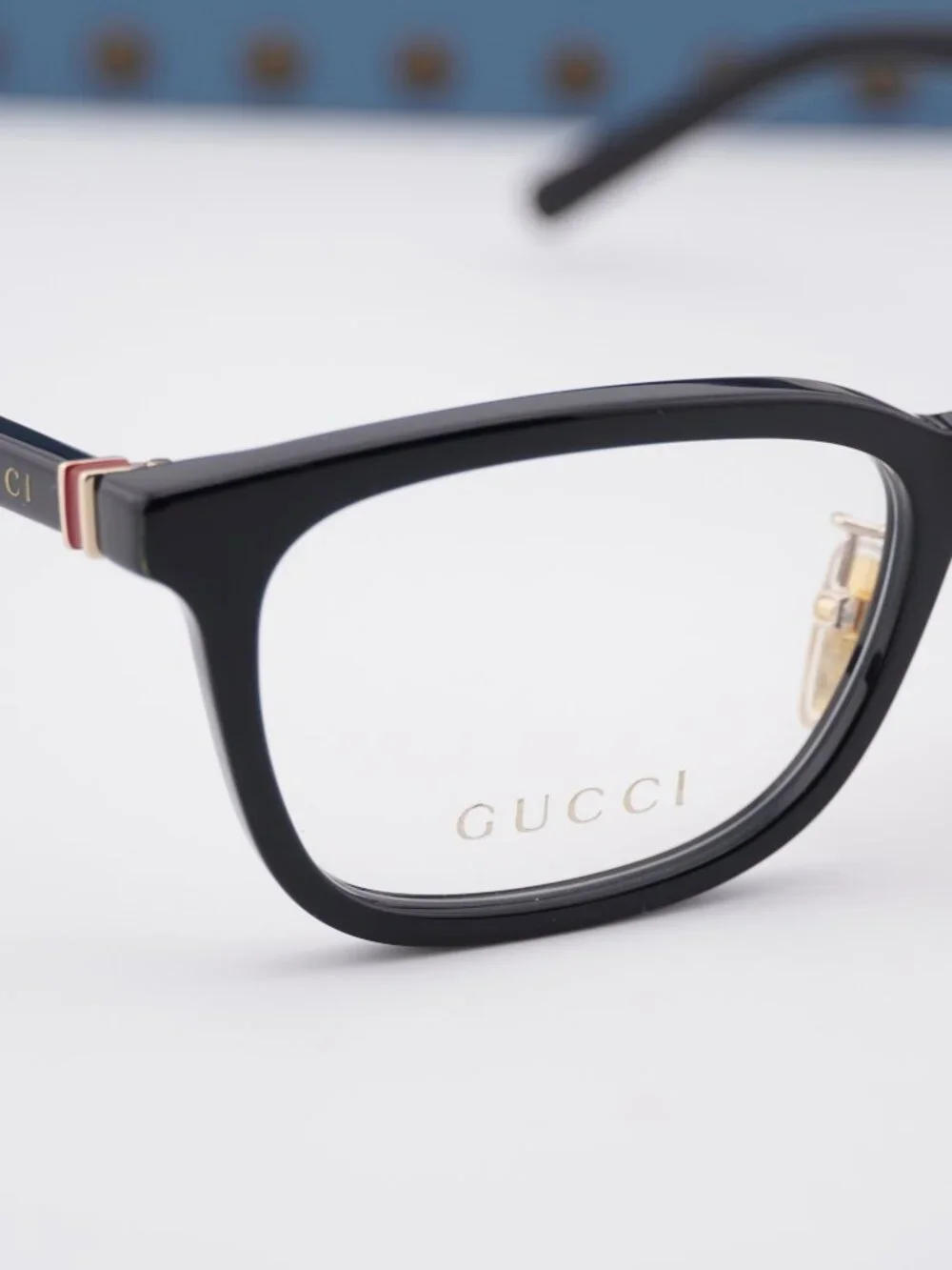 Gucci GG2002OJ 001 Rectangle Eyeglasses - Black 53mm